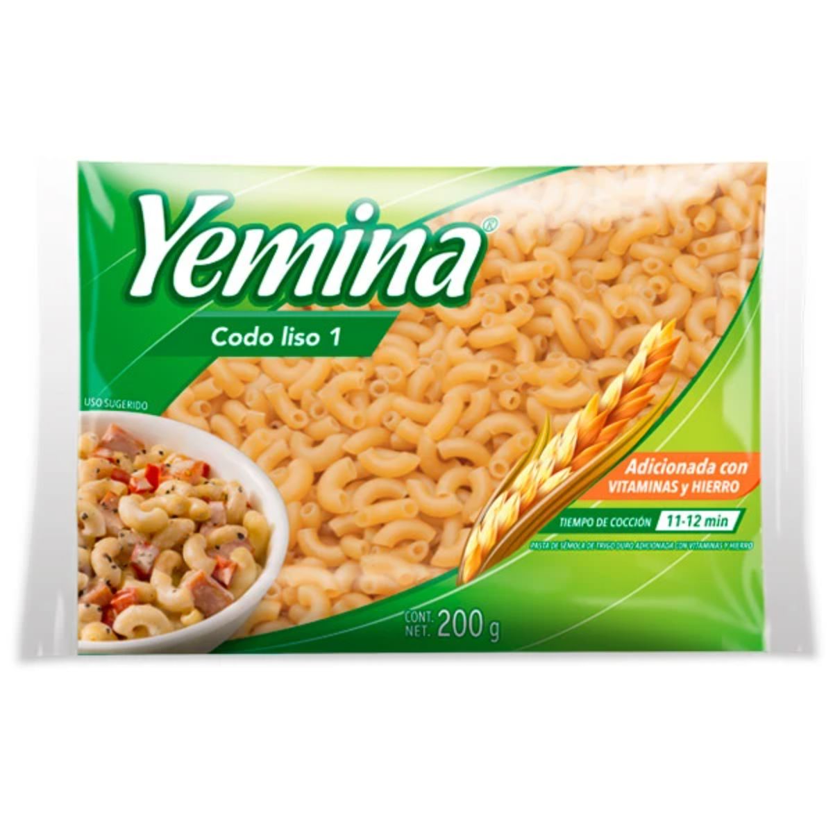 SOP PT YEMINA CODO LISO#1 24/200GR
