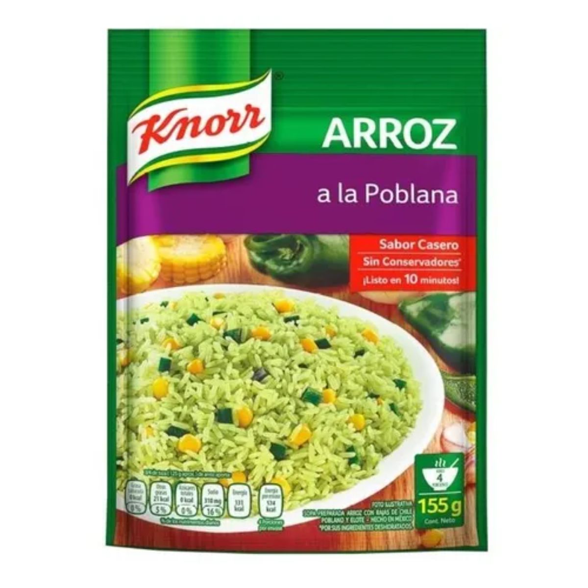 SOP SP KNORR ARROZ POBLANA12/155GR