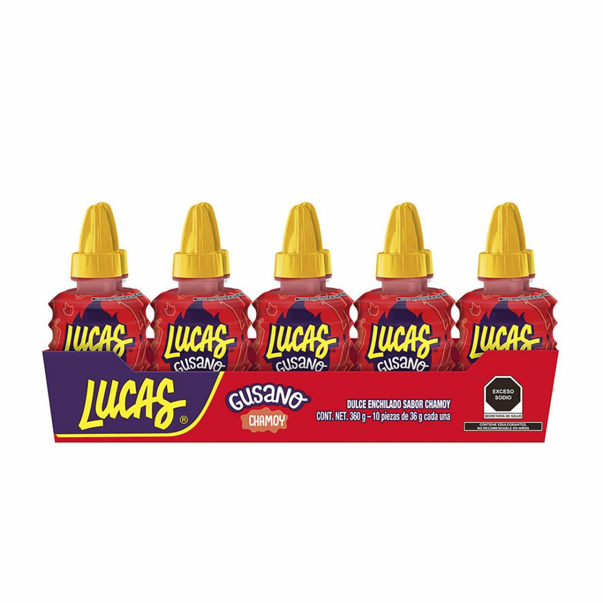 DL LUCAS GUSANO CHAMOY 10PZ