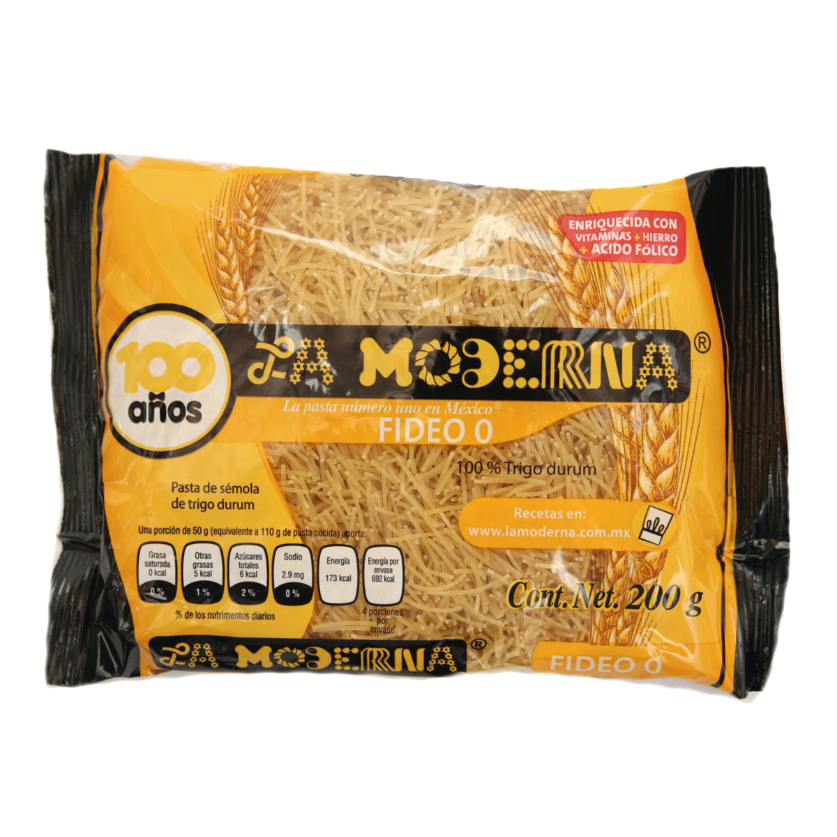 SOP PT LA MODERNA FIDEO #020/200GR