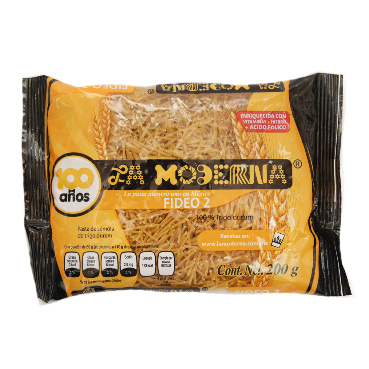 SOP PT LA MODERNA FIDEO #220/200GR