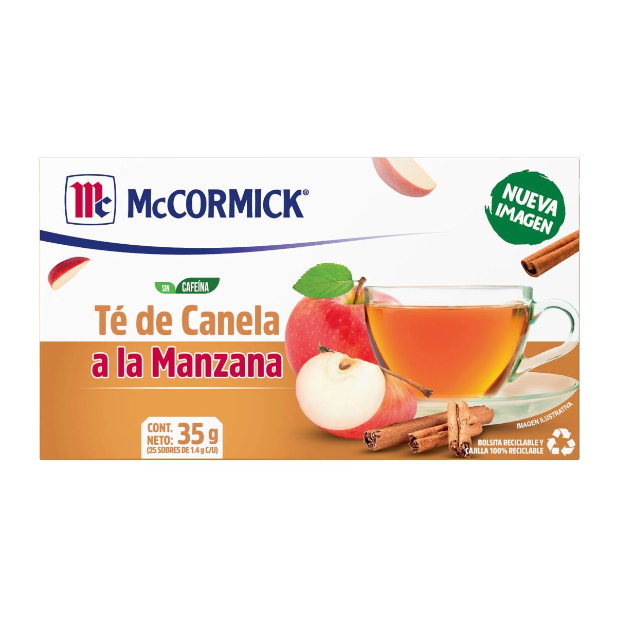 TE MCCORMICK CANELA/MANZANA 25PZ
