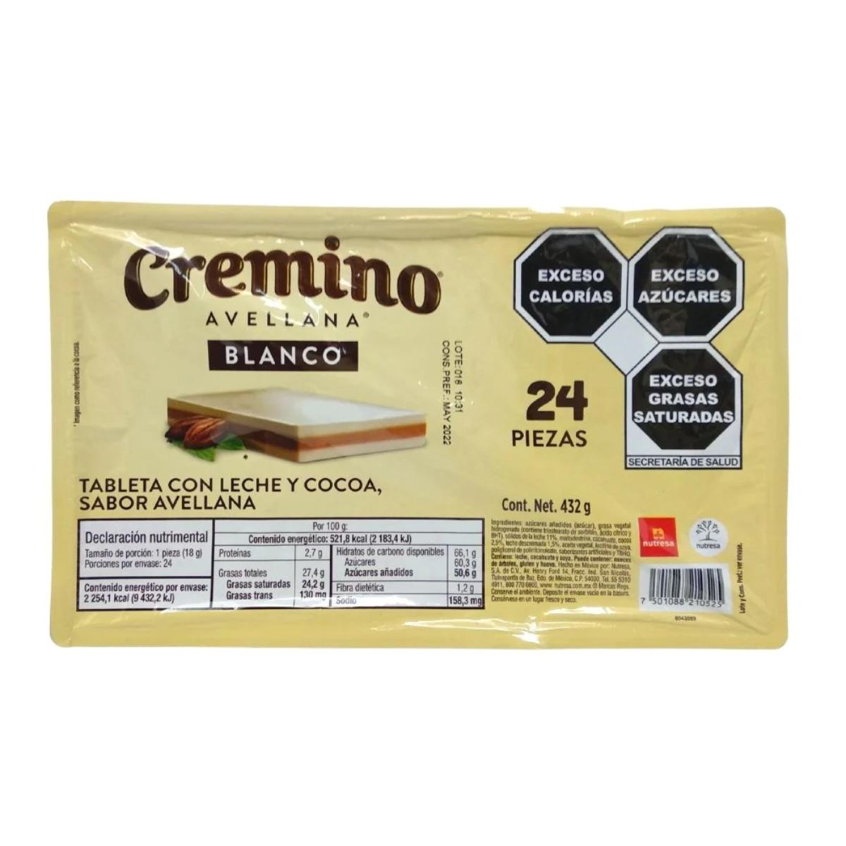 DL CHOC CREMINO BLANCO24PZ
