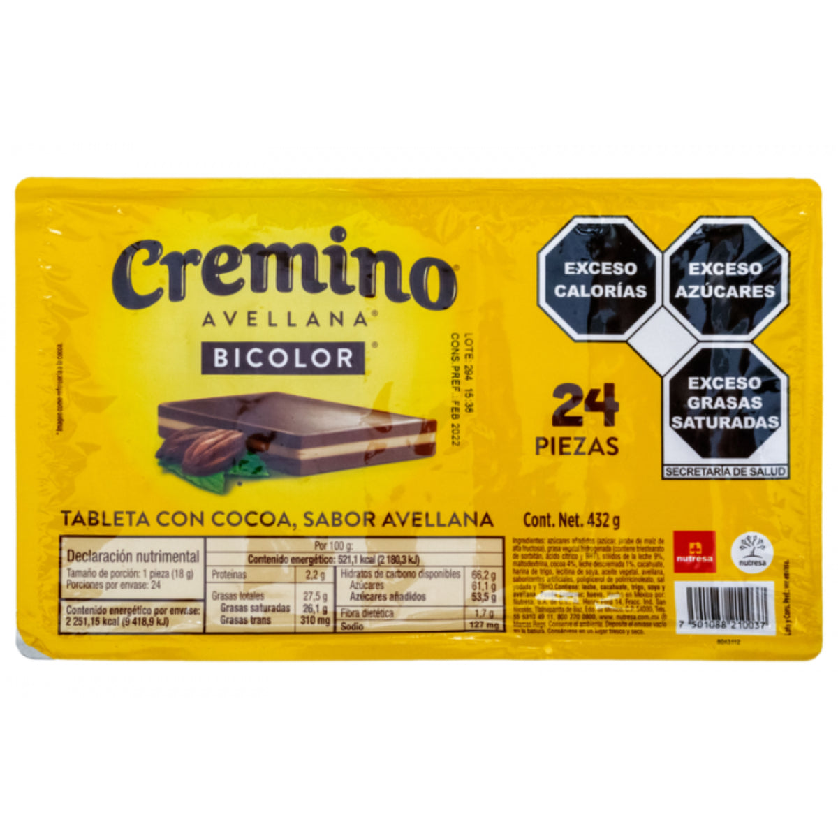 DL CHOC CREMINO BICOLOR 24PZ