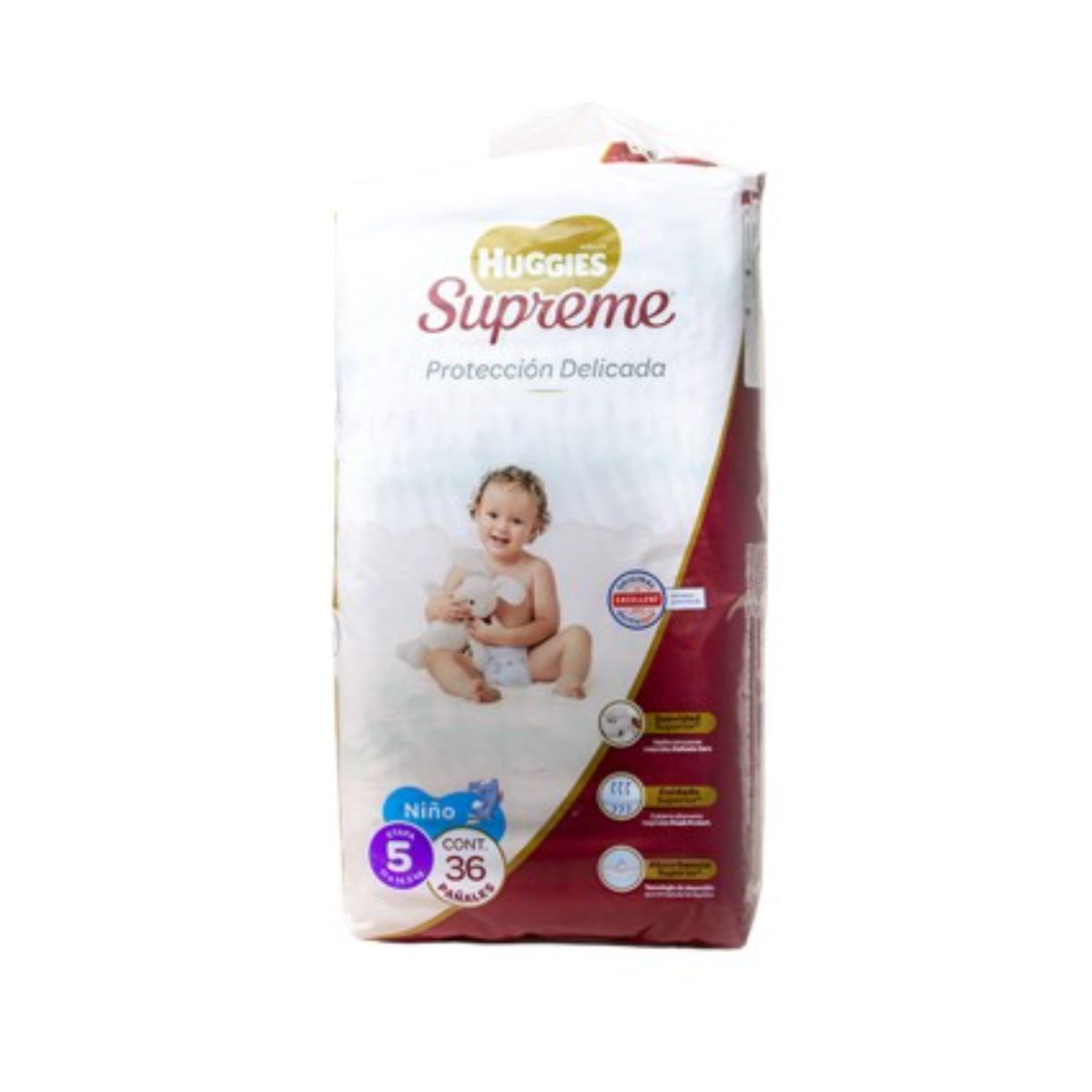 PÑ HUGGIES SUPREME P&N E5 UNISEX36PZ