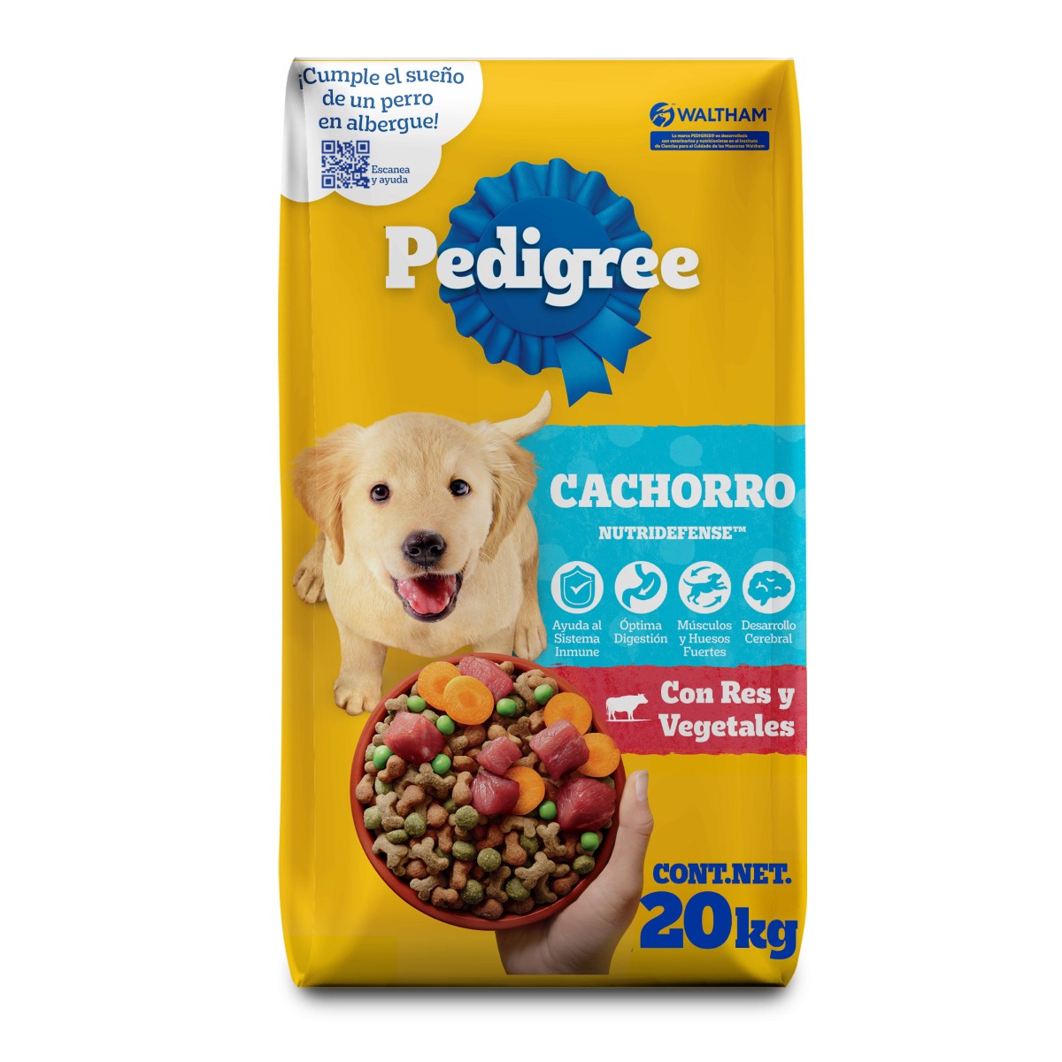 MASC PEDIGREE CACHORRO20KG