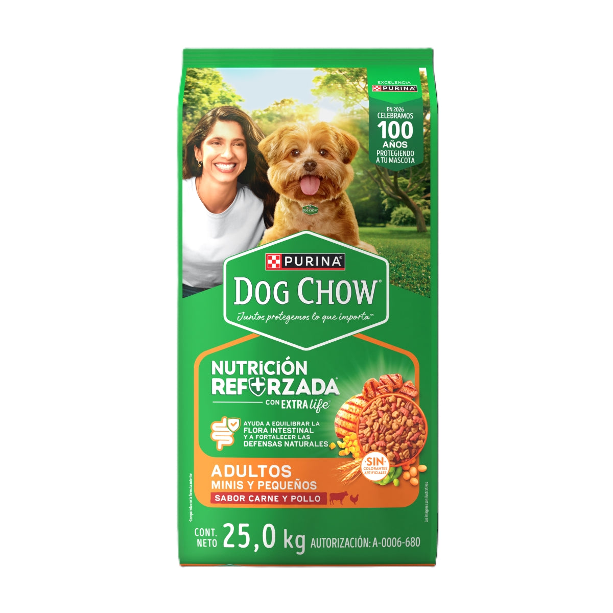 MASC DOG CHOW ADULTO RAZAS PEQ25KG