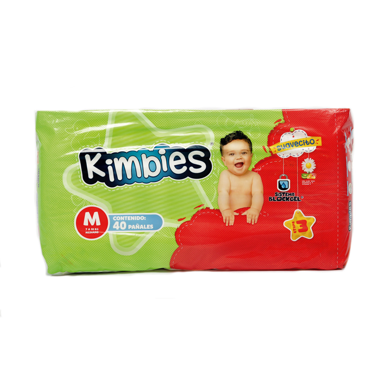 PÑ KIMBIES HI-SEC MEDIANO 40PZ