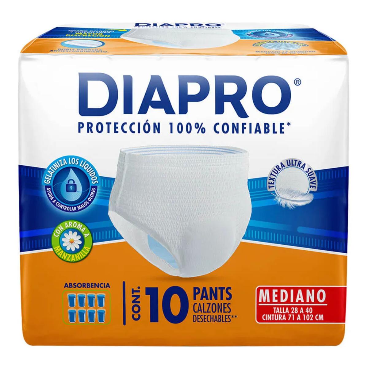 PÑ DIAPRO PANTS MEDIANO 8/10PZ