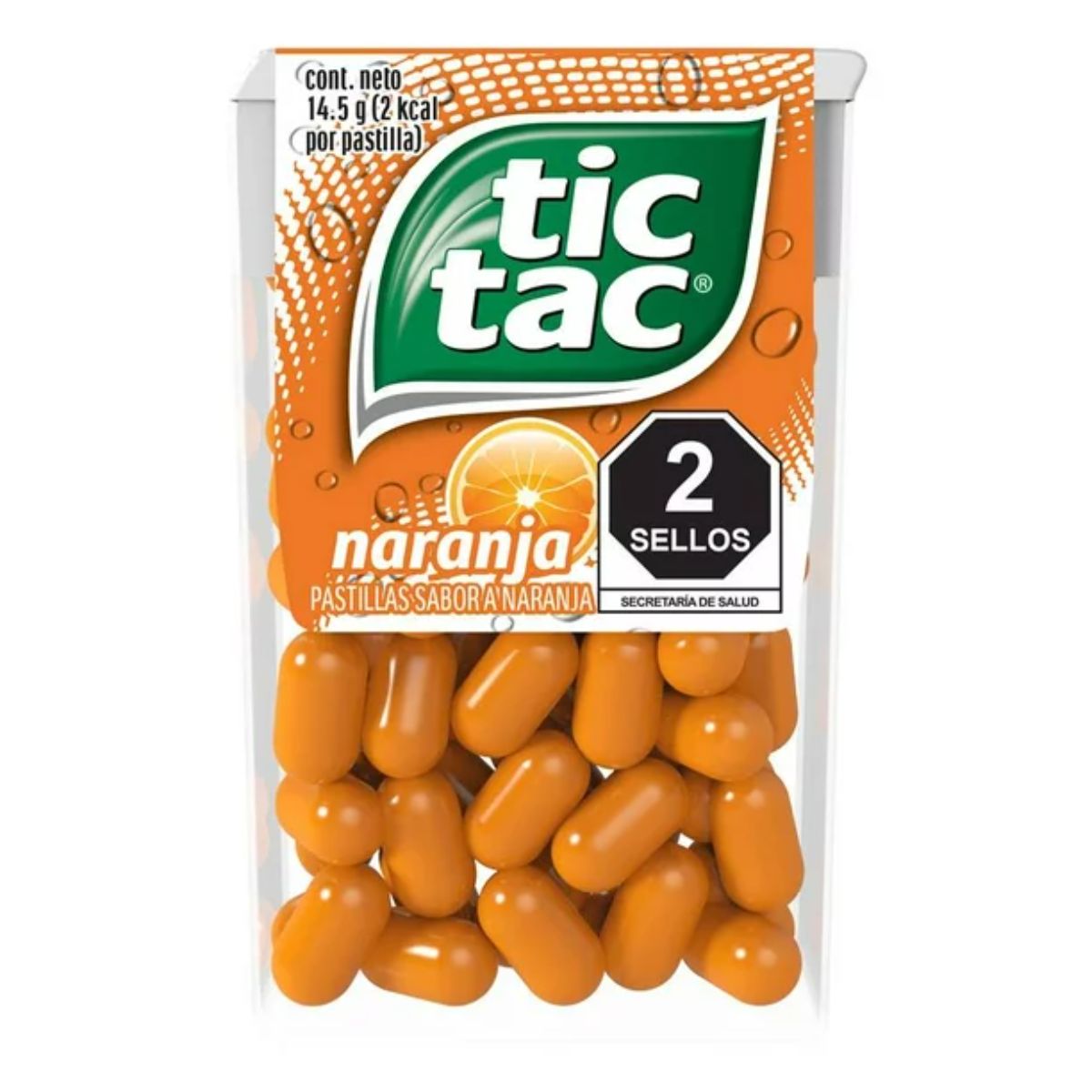 DL PAST TIC TAC NARANJA+10% GRAT12PZ