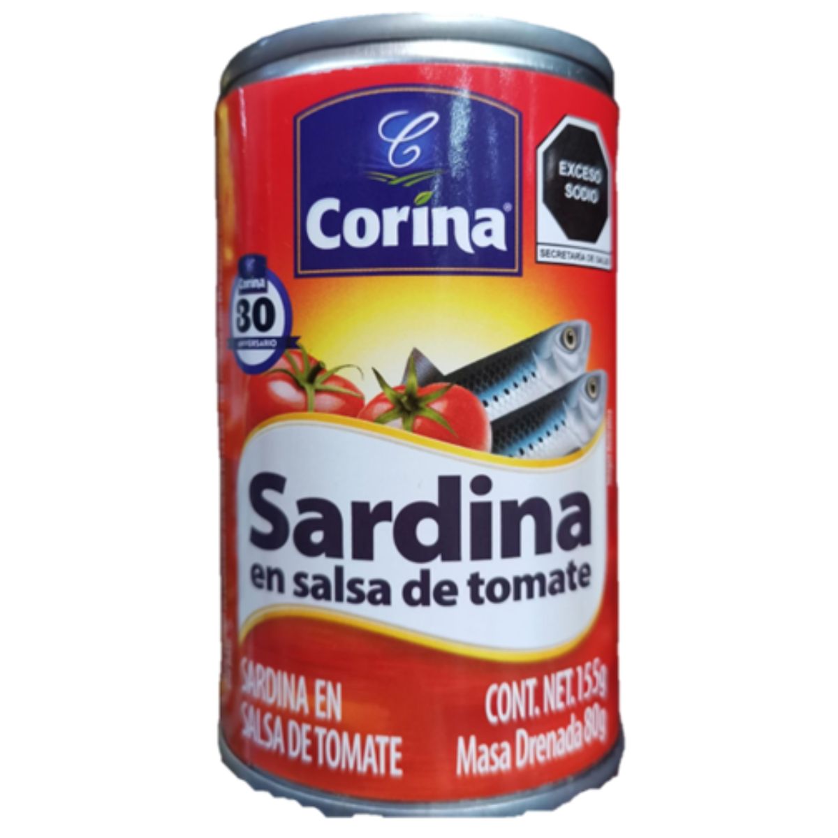 PM SARDINA CORINA TOMATE12/155GR
