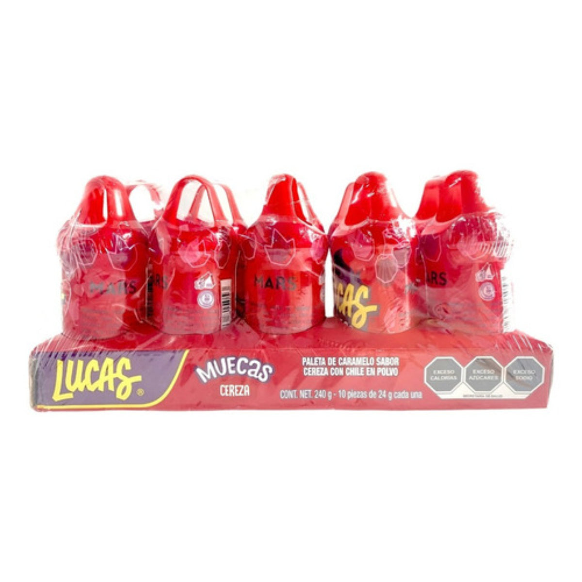 DL PAL LUCAS MUECAS CEREZA 10PZ