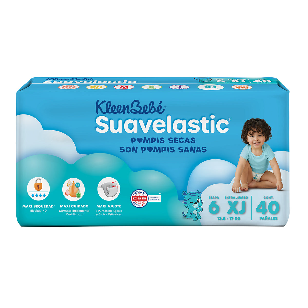 PÑ SUAVELASTIC MAX EXTRA JUMBO40PZ