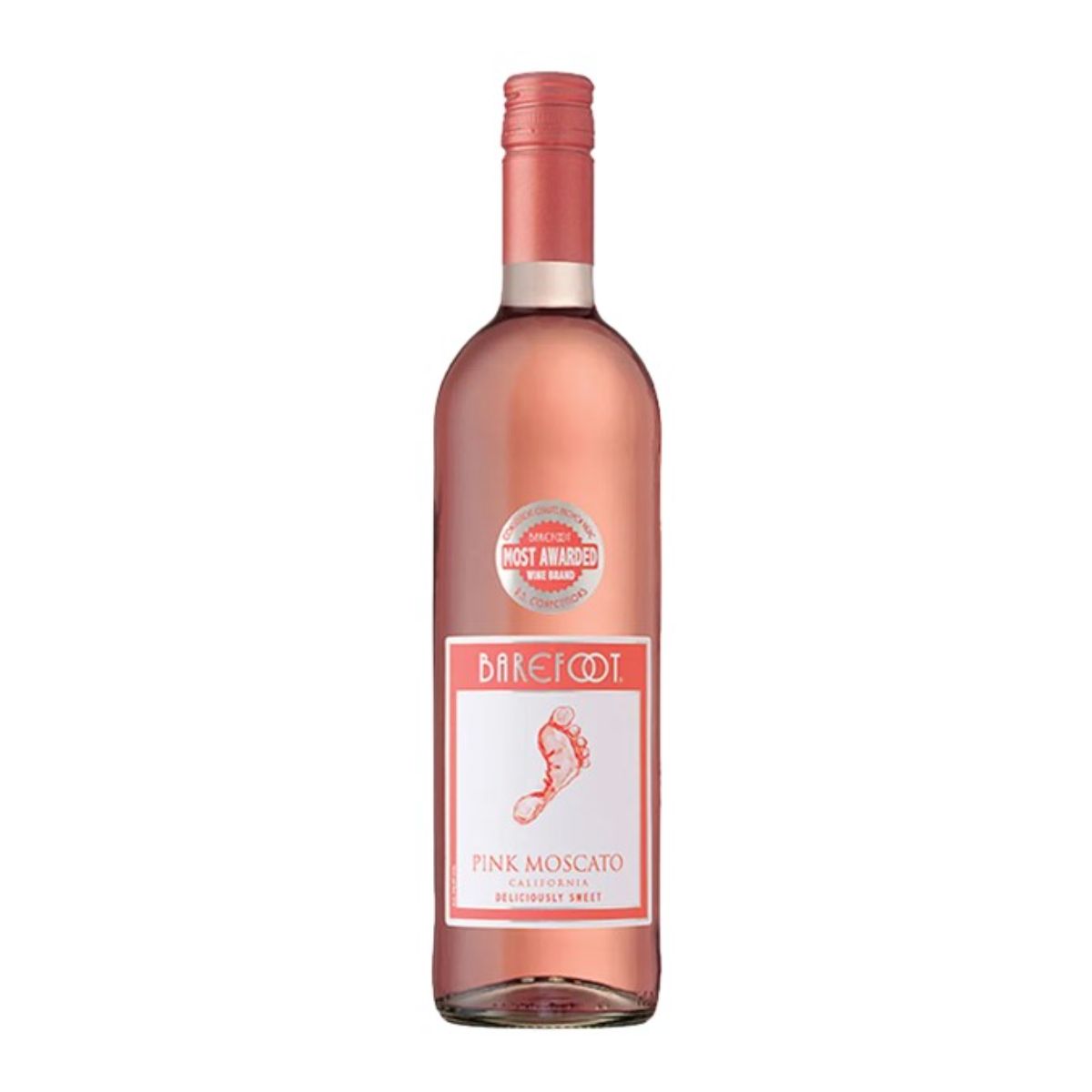 VMR BAREFOOT PINK MOSCATO 12/750ML