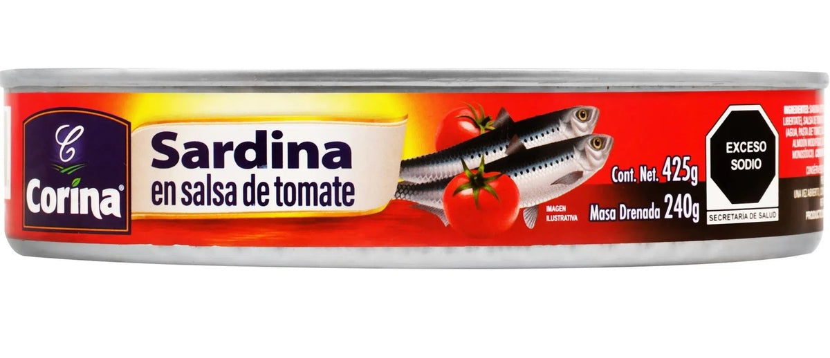 PM SARDINA CORINA SALSA TOMATE24/425GR
