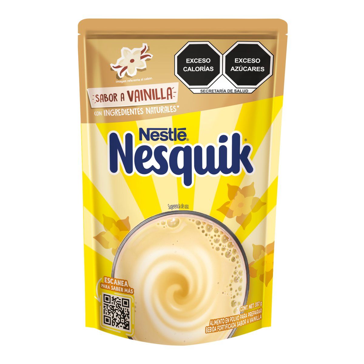 CP NESQUIK VAINILLA DOYPACK 12/357GR