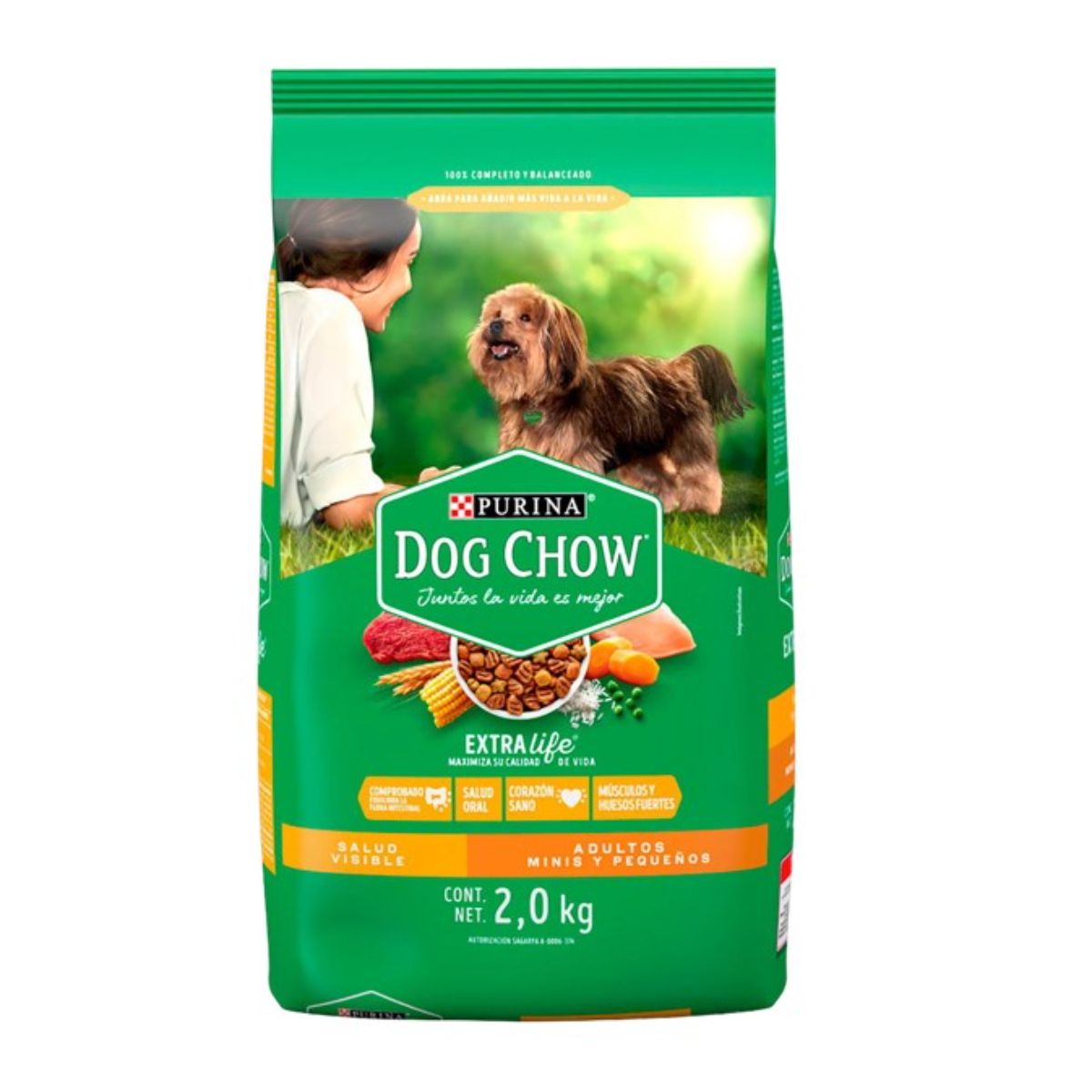 MASC DOG CHOW ADULTO RAZAS PEQ 2KG