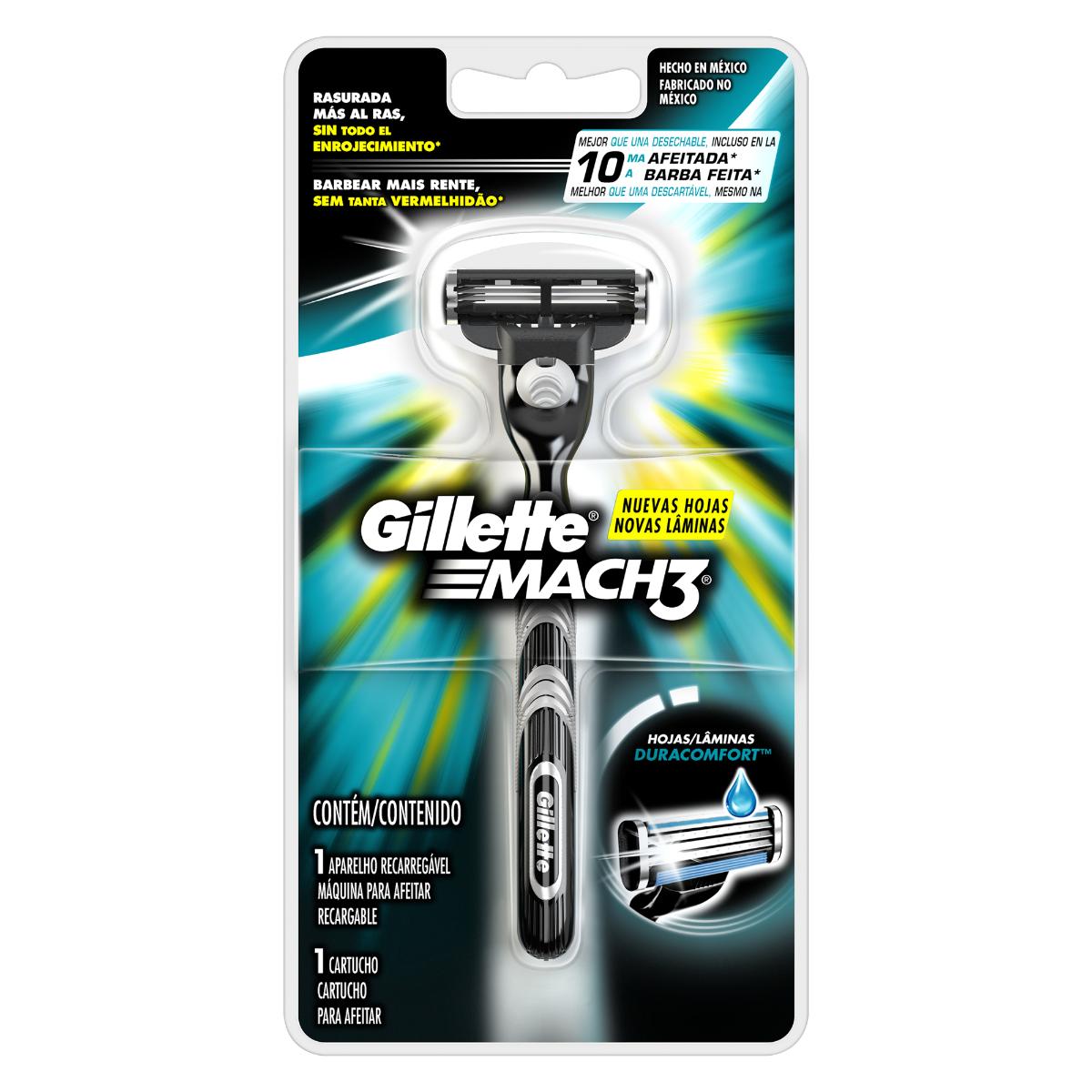 RAS MAQ GILLETTE MACH 3 30PZ