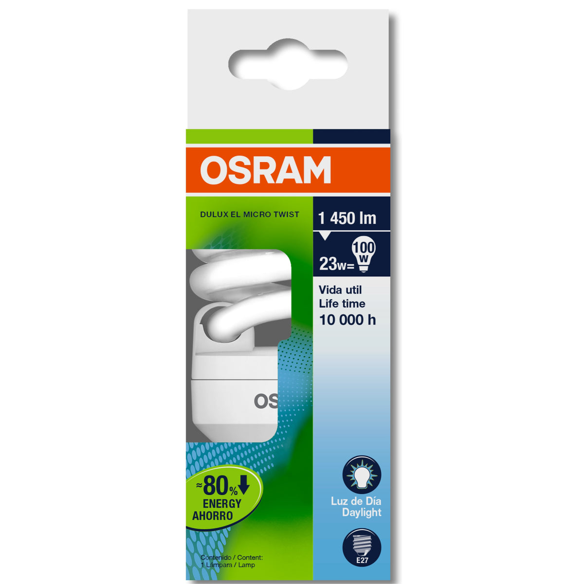 FC OSRAM DULUX MICRO TWIST 23W/865PZ