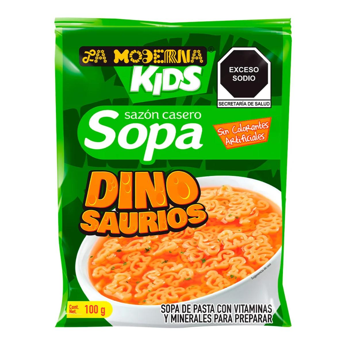 SOP SP LA MODERNA KIDS DINO 12/100GR