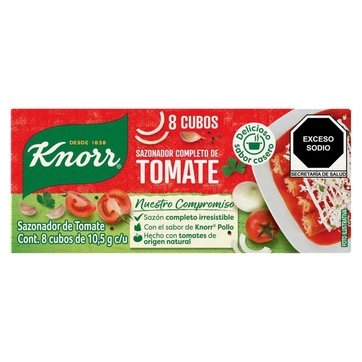 SOP CS KNORR TOMATE CUBO 8PZ
