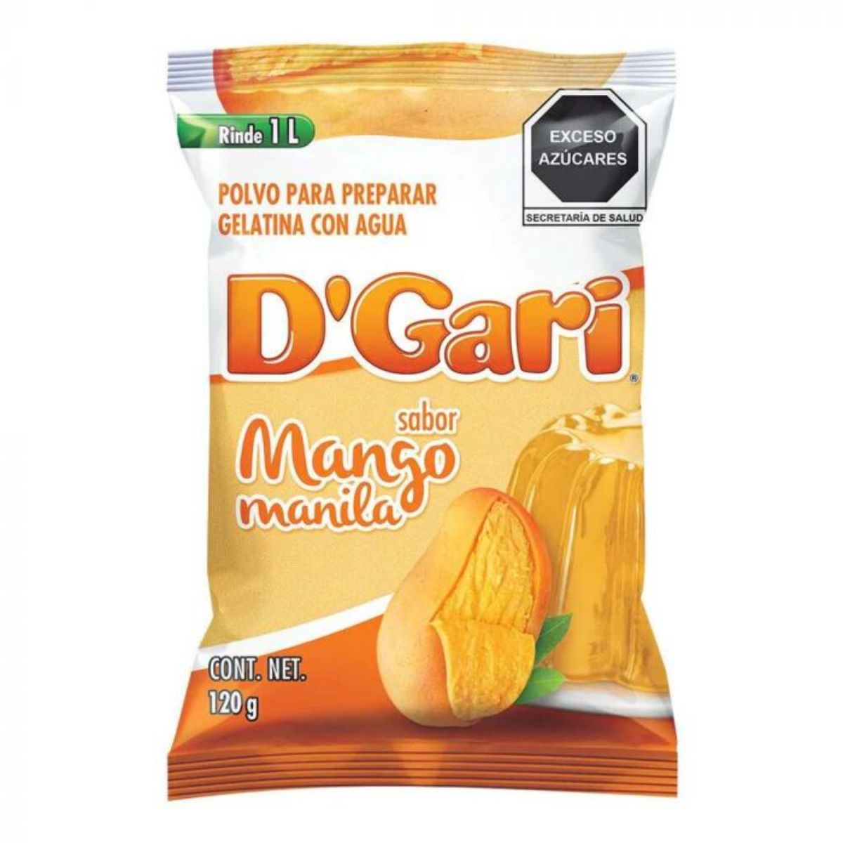 GEL DGARI AGUA MANGO 120GR