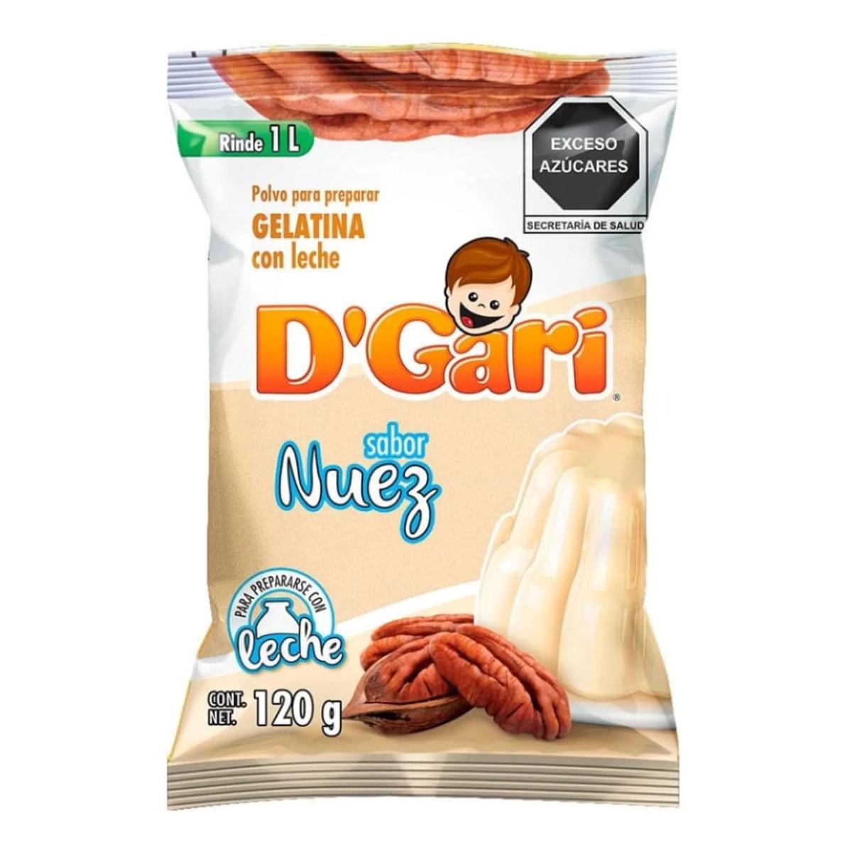 GEL DGARI LECHE NUEZ50/120GR