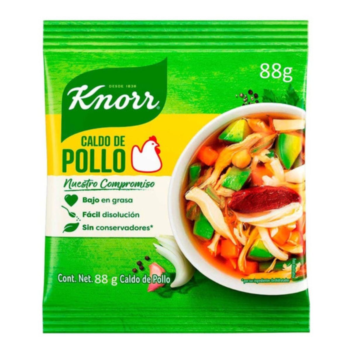 SOP CS KNORR CALDO DE POLLO12/88GR