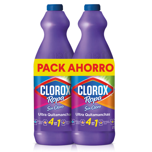 BLANQ CLOROX ROPA COL DUO PACK 7/2/930ML