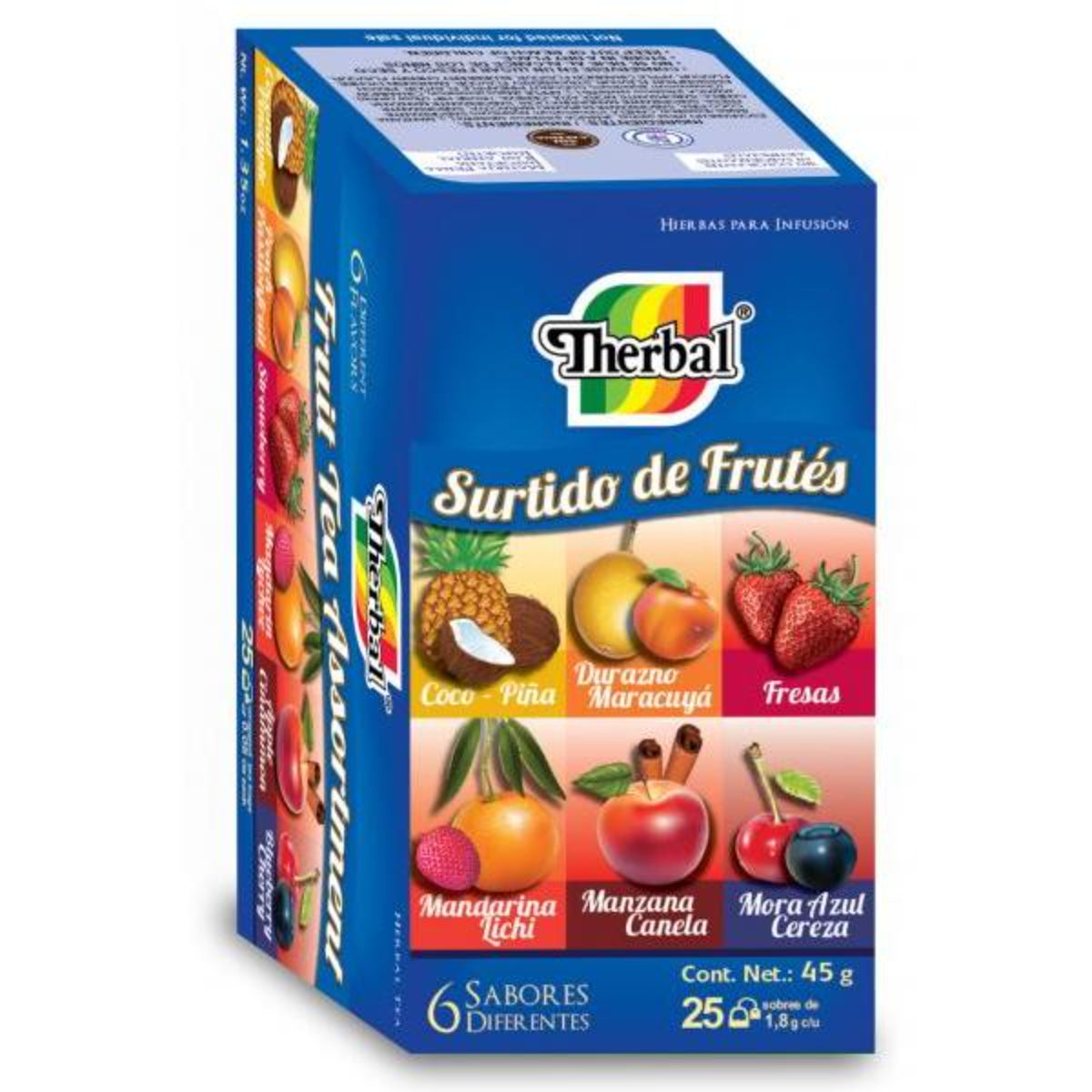 TE THERBAL SURTIDO DE FRUTES 12/25PZ