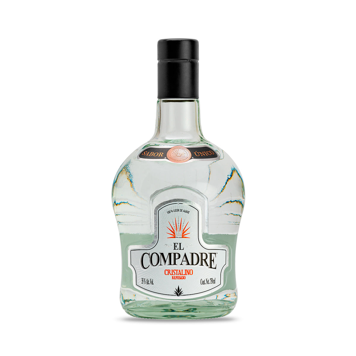 DEST AGAVE EL COMPADRE CRISTALIN 750ML