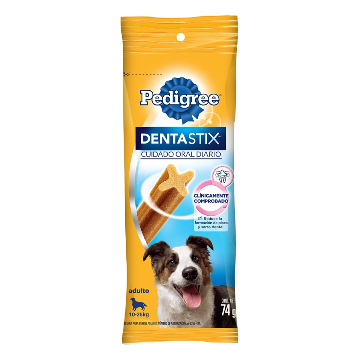 MASC PEDIGREE PANC DENTASTIX 12/74GR