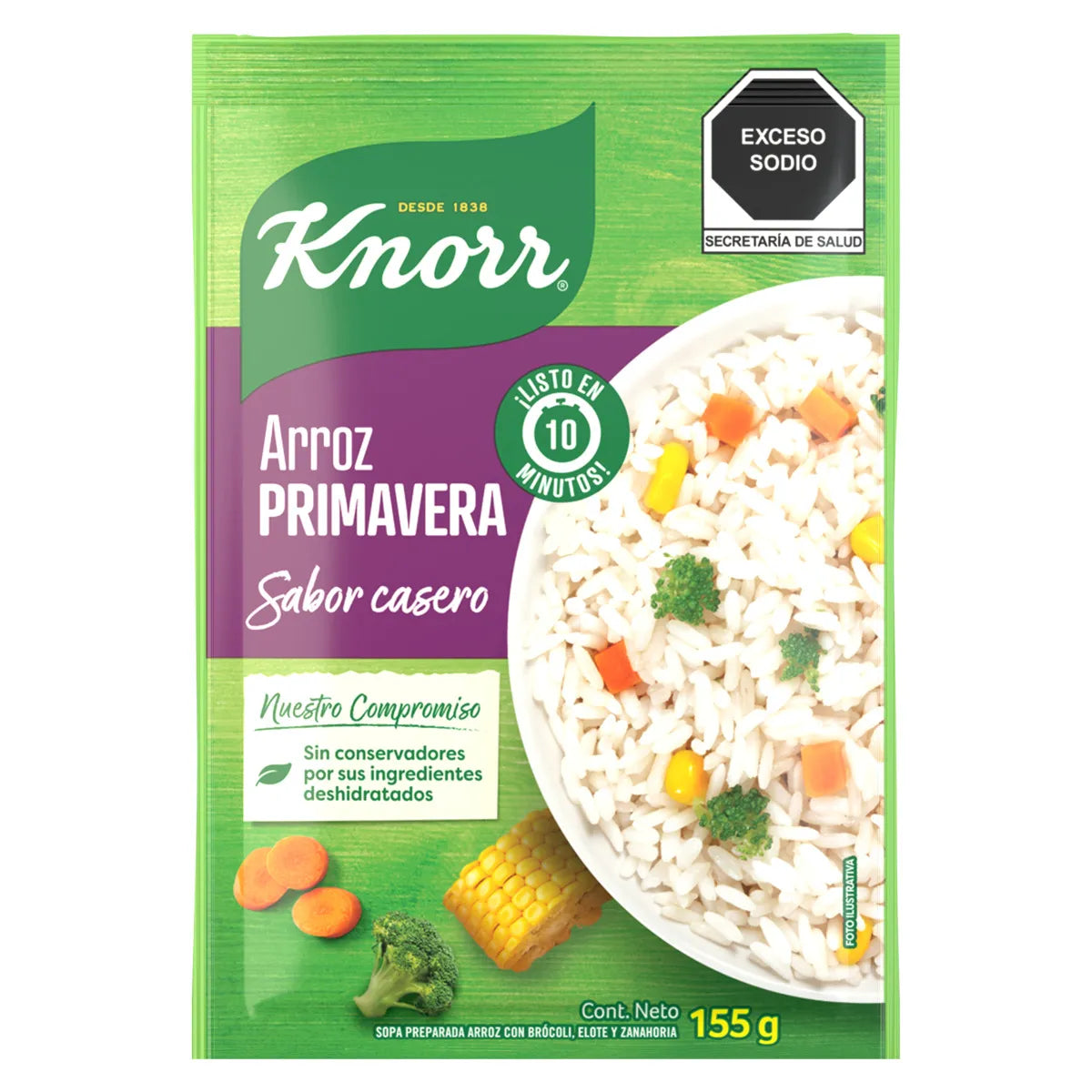 SOP SP KNORR ARROZ PRIMAVERA12/155GR