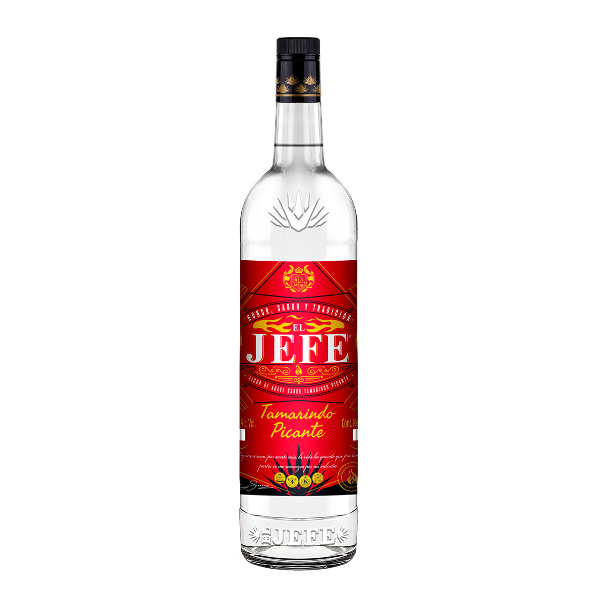 LICOR DE AGAVE EL JEFE TAMARINDO 12/LT