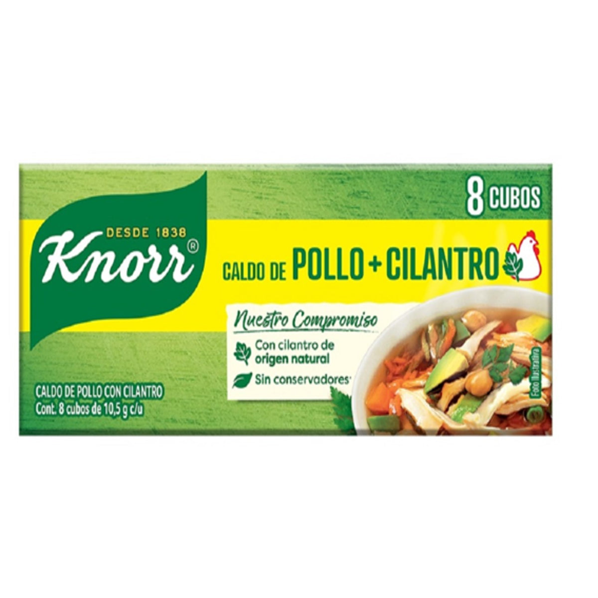 SOP CS KNORR CALDO POLLO CILANT72/84GR