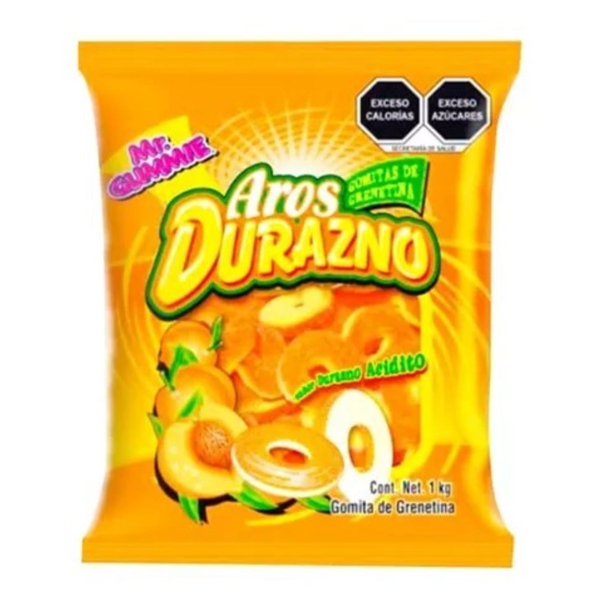 DL GOM MR GUMMIE AROS DE DURAZNOKG