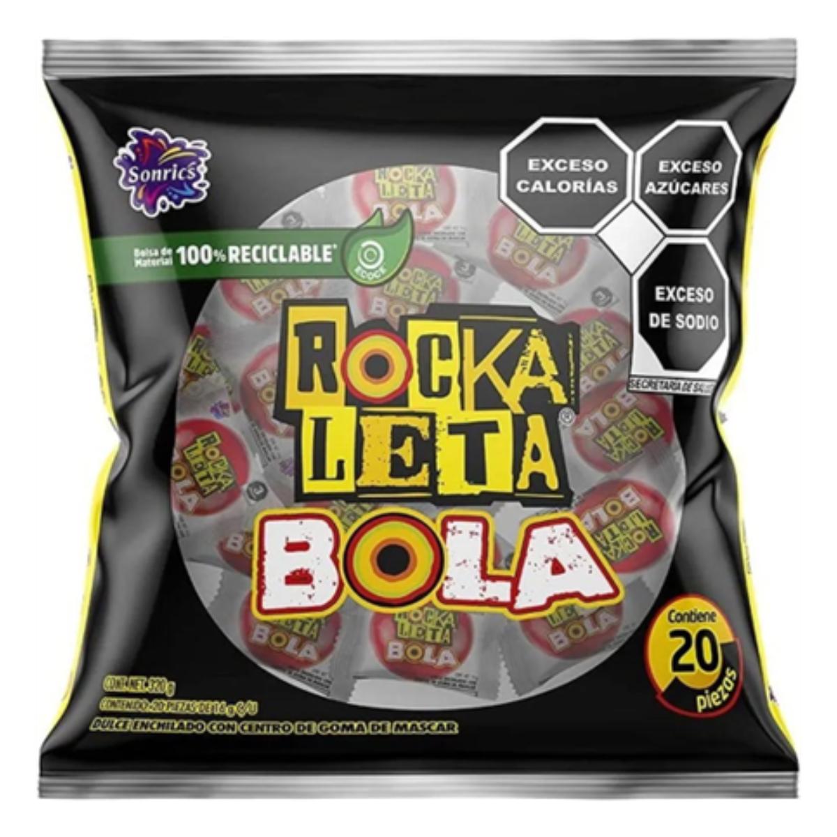 DL CHIC ROCKALETA BOLA SONRICS20PZ