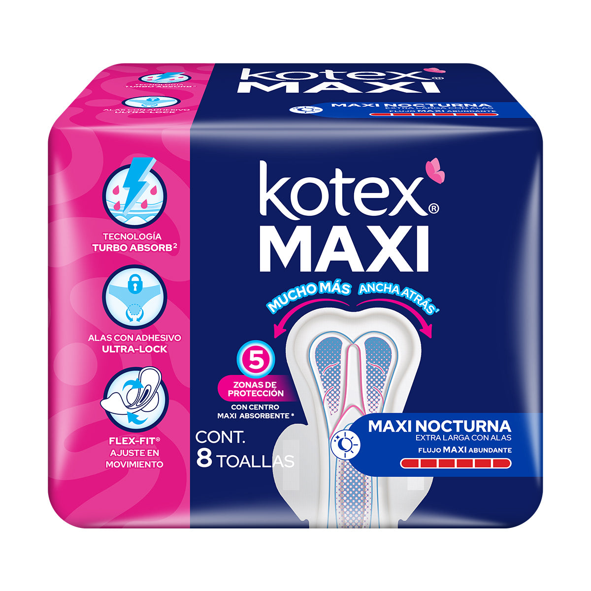 TF KOTEX MAXI NOCTURNA C/A10/8PZ