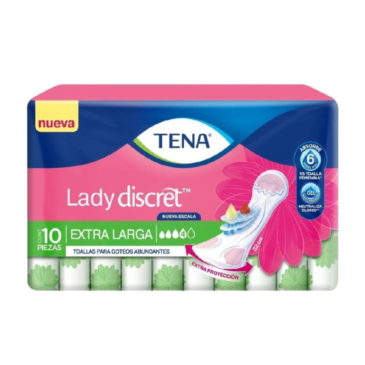 TF TENA LADY EXTRA LARGA8/10PZ