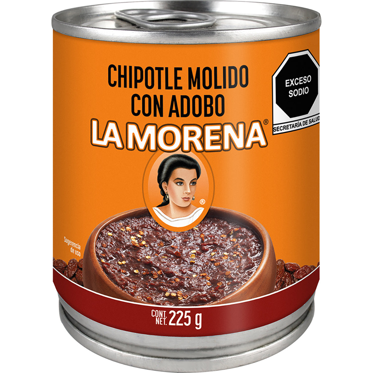 CH LA MORENA CHIPOTLE MOLIDO24/225GR