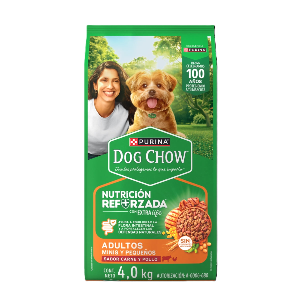 MASC DOG CHOW ADULTO RAZAS MIN/PEQ 4KG
