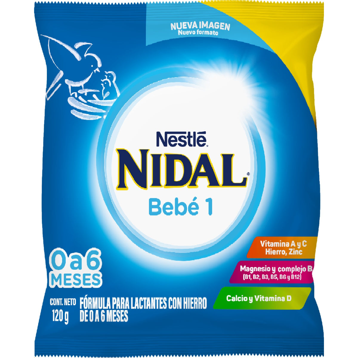 LCH POLV NIDAL 1 FORM INFANTIL 8/120GR