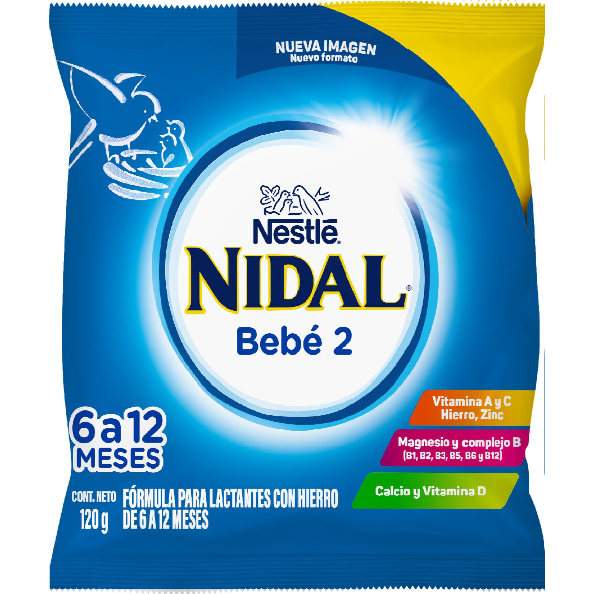 LCH POLV NIDAL 2 FORM INFANTIL 8/120GR