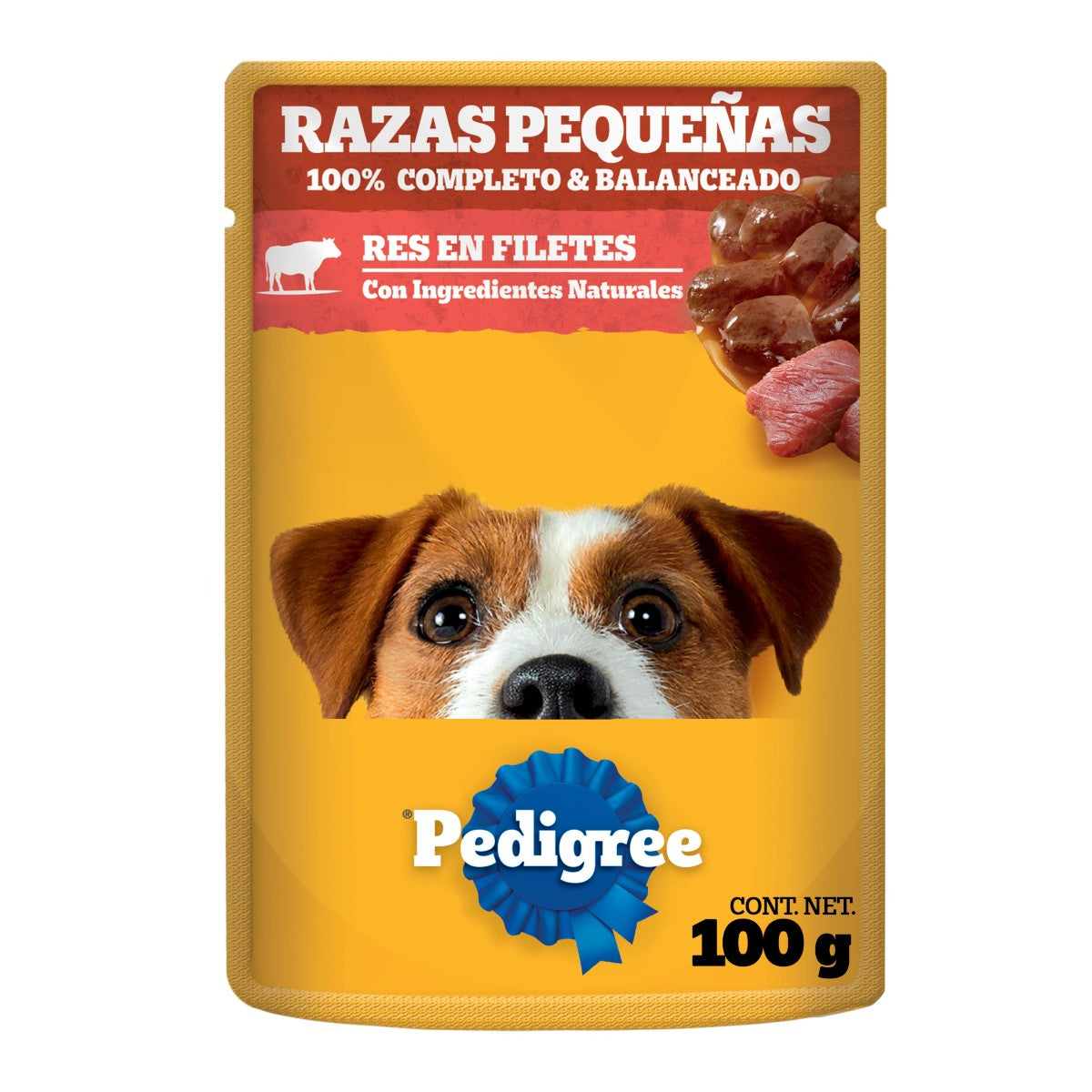 MASC PEDIGREE RAZAS PEQ RES 12/100GR