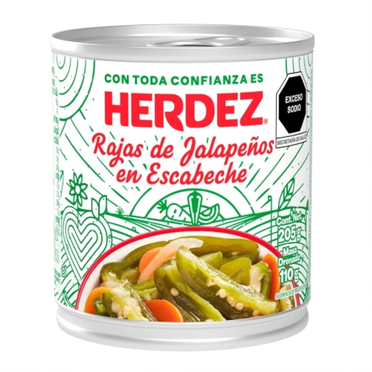 CH HERDEZ RAJAS VERDES24/205GR