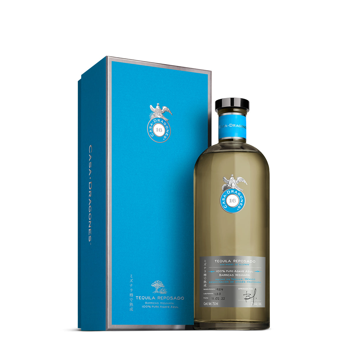 TEQ CASA DRAGONES REPOSADO 3/750ML