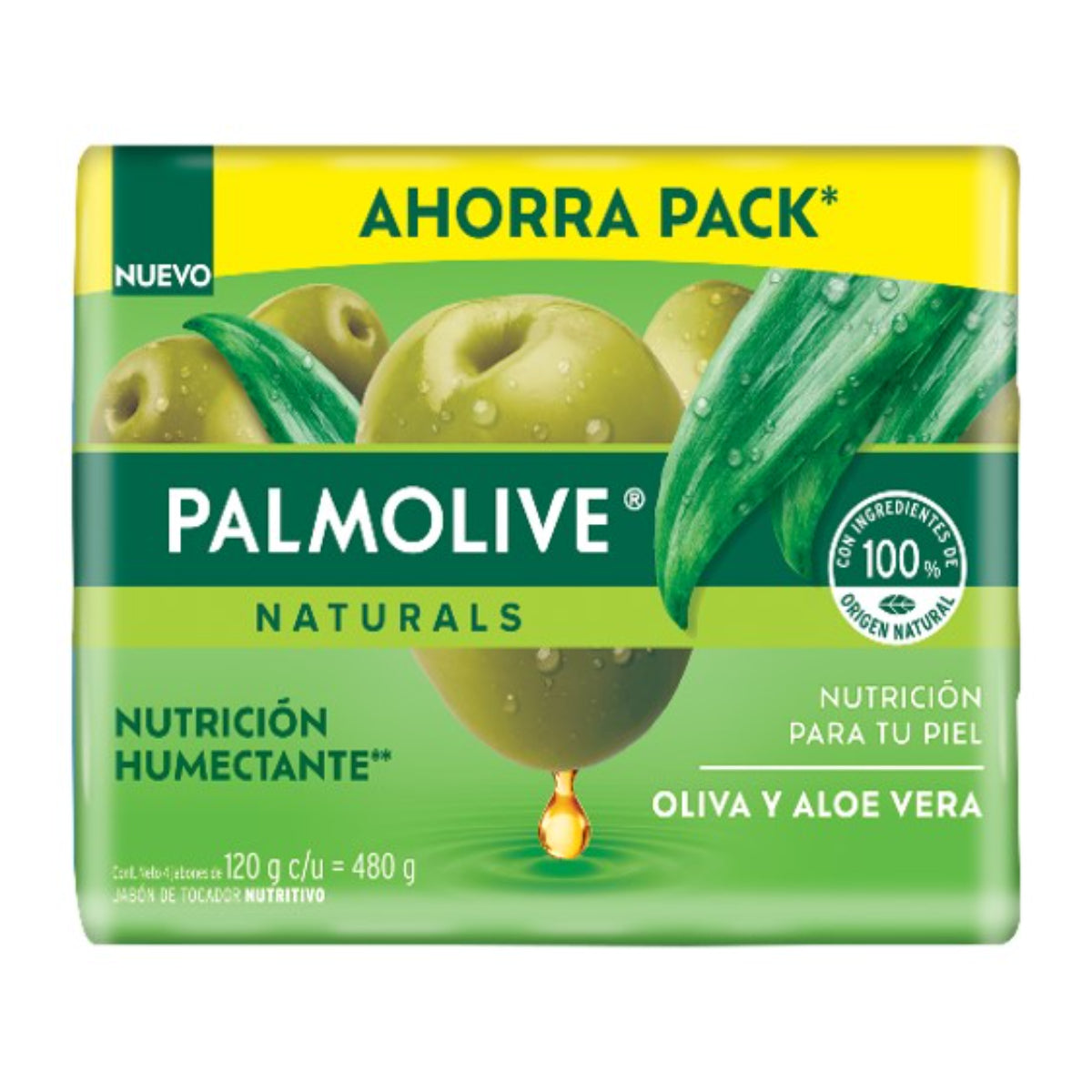 JT PALMOLIVE NAT OLIVA/ALOE4/120GR