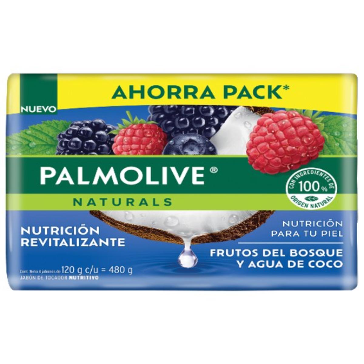 JT PALMOLIVE NAT FRUTOS BOSQU4/120GR