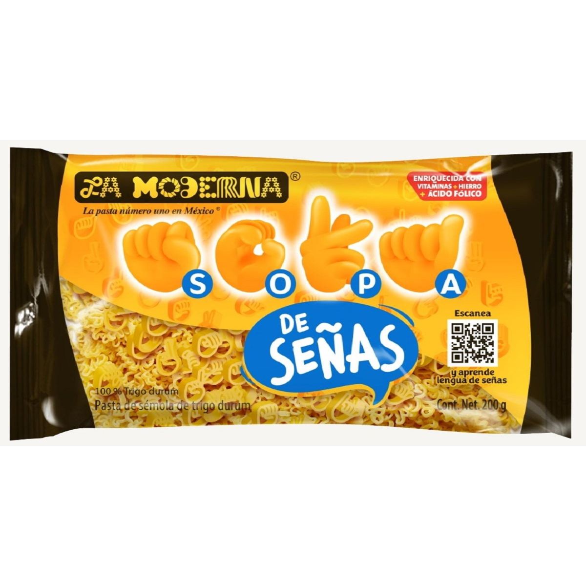 SOP PT LA MODERNA SEÑAS 20/200GR