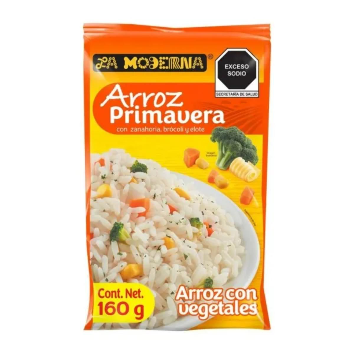 SOP SP LA MODERNA ARROZ PRIMAVE 12/160GR